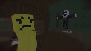 Gaster terrorizes me in Minecraft for 