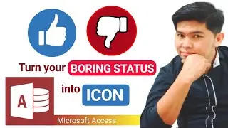 How to Insert THUMBS UP and THUMBS DOWN in Ms Access