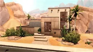 Warm Tones Modern Base Game and Desert Luxe Kit Only | The Sims 4 Stop Motion | Twisted Tales