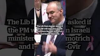 Keir Starmer Asked If He Will Sanction Israeli Ministers