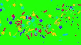 30 Sec Confetti & Fireworks Celebration | Green Screen Video (Free to Use)