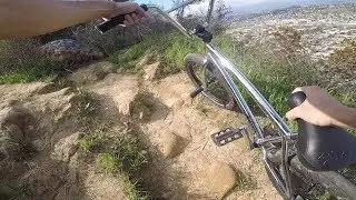 RIDING BMX IN THE LOS ANGELES MOUNTAINS