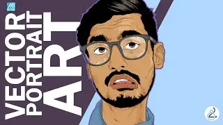 Drawing Vector Portrait Practice Session in Affinity Designer 🎨