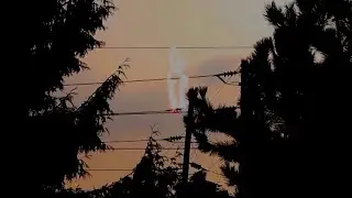 Electric arc on 35 kV transmission lines