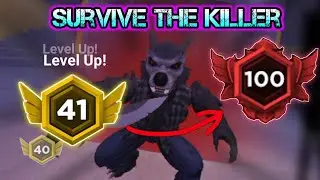 LEVEL 41!!! Push Rank Survive the Killer Roblox
