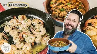 Shrimp Scampi 3 Ways | It's Elementary #CookWithUs #ShrimpScampi