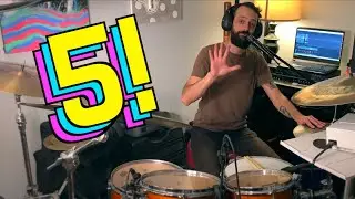 5 Grooves in 5/4 - Odd Meters [Drum Lesson]