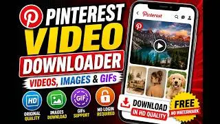 How to Download Pinterest Videos & Images in HD | Free Pinterest Downloader