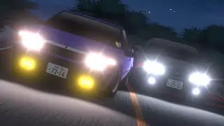 Celica VS R32 (Initial D Style Blender Animation)