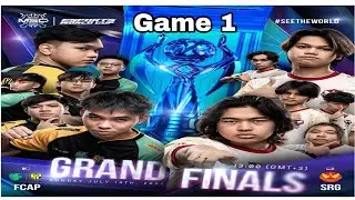 GAME 1 FALCONS AP BREN vs SRG MSC 2024 GRAND FINALS