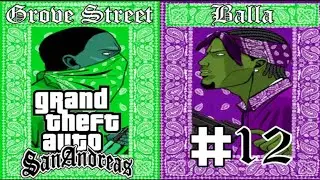 gta san andreas gang war! grove street vs ballas