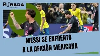 Lionel Messi respondió a las provocaciones de la hinchada del América de México