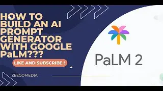 How to build an ai prompt generator with Google PaLM inside MakerSuite?