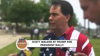 WisEye Morning Minute: Trump Rally Media Interviews