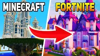 TOP 10 Best MINECRAFT Creative Maps In Fortnite | Fortnite Minecraft Map CODES (VERY FUN)