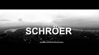How to pronounce Schröer in German