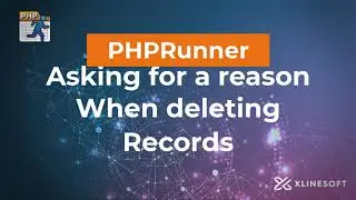 Ask a reason before deleting records.