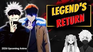 Upcoming Masterpiece Anime 2026 🤯 | JJK 3, Solo Leveling 3 & More!