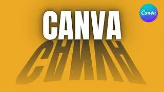 Create Shadow Text Effect Canva Tutorial