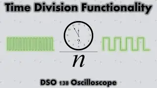 Time Division Functionality of DSO 138 Oscilloscope | Horizontal Adjustment of Signal