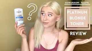 Schwarzkopf Palette Platinum Blonde Toner Review | M Beauty