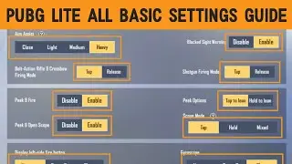 Pubg Mobile Lite All Basic Settings Guide In Hindi | All Settings Tips And Tricks | Official Mayank