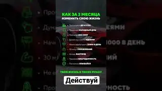 Как изменить свою жизнь #мотивация #успех #саморазвитие #мышление #книги