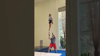 “Double full up” - first time💪🔥 #чирлидинг #cheerleading #черлидинг #чирспорт