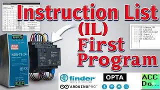 Arduino OPTA PLC - Instruction List (IL) First Program