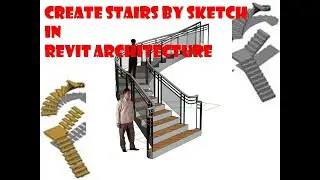 20 CREATE STAIRS OF ANY SHAPE IN REVIT ARCHITECTURE