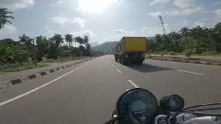 6 Lane Highway and Kuthiran tunnel. Super Meteor 650 (Unedited footage)