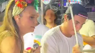 Veveta Toca Percussão Com Seu Filho Marcelo Carnaval 2024