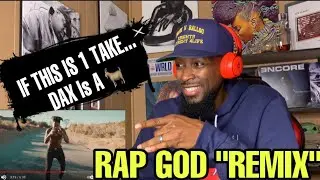 Dude Is CRAZY Talented!! | Dax - Eminem “Rap God” Remix • REACTION!!!
