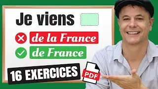 Prépositions devant les pays, villes et régions. Exercices et Fiche PDF.