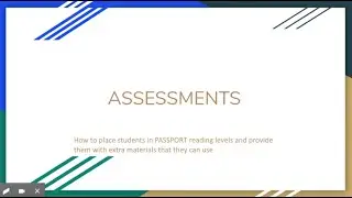 Assessment Video