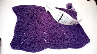 Вяжем КРАСИВЫЙ ЯПОНСКИЙ УЗОР 82./Обзор Лана Гатто Супер Софт/LANA GATTO.