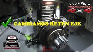 CAMBIAMOS RETEN DEL EJE DELANTERO DE NISSAN PATROL GR Y61 - TEAM LITORAL 4X4 / OFF ROAD