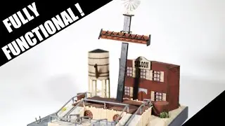 Windmill Tower | Family Drop Tower ride | miniature Theme Park scale model