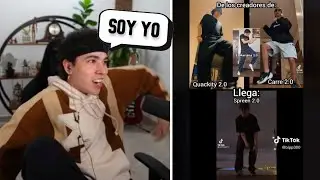 Spreen reacciona a su baile de Tiktok