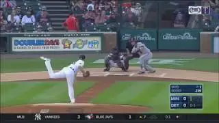 Brian Dozier Bunt Home Run vs. Tigers