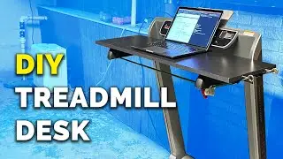DIY Walking Desk and Treadmill Conversion! Get Those Extra Steps In Today!
