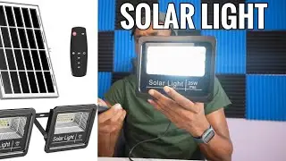 BEST Budget Outdoor Solar Flood Light 1000LM Dual 6000K Bright White Floodlights