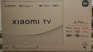 Unboxing Xiaomi TV A PRO 43 Tes Games