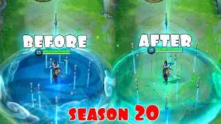 Ling Serene Plume Skin Effects Before and After Season 20 | MLBB