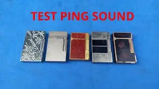 Test Ping Sound korek api St Dupont lighter
