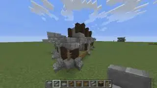 Minecraft How To Build a Medieval Broken  House  - Minecraft Tutorial