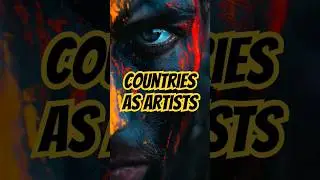 AI Imagines Countries as Artists #shorts #viral #shortvideos #countries #artists #midjourney #aiart