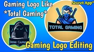 Gaming Logo Design In Mobile || Free Fire Logo Editing Logo Like Total Gaming Edit || HB EDITOGRAPHY