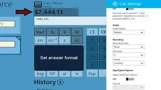 CalcForce Options