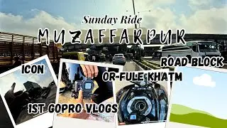 1st baar gopro hero 10 se vlog bna or fuel khtm Sunday ride pe